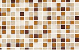 Мозаика Marron - часть 4 2.5x2.5 стекло 31.3х49.5
