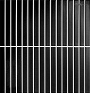 Мозаика NSmosaic PP15145-17 керамика матовая 29.7х29.7 см матовая чип 15х145 мм, черный