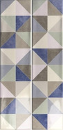 Декор Decor Triangle Mix 7.5x30 глянцевый керамический