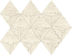 Мозаика Marvel White Mosaico Origami 28x41 керамогранит матовая, бежевый AF9J
