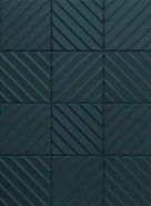 Настенная плитка 4D Diagonal Deep Blue керамическая