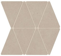 Мозаика Boost Natural Ash Mosaico Rhombus 36,7x33,8 керамогранит матовая, бежевый A7CO