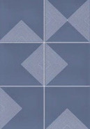 Настенная плитка Vives Hanami Meguro Indigo 23x33.5 керамическая