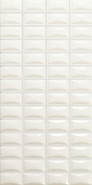 Настенная плитка 3D Bars Bevel Quartz Gloss 12.5х25 Wow 3d, глянцевая, рельефная (структурированная) керамическая УТ-00048730