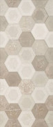 Декор 8215 Crema Relieve Rodas 33.3х80 матовый керамический