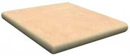 Ступень угловая Cartabon Stone Cream 33х33х4 (закругленная) матовая