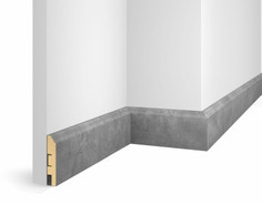 Cosca Плинтус VP07 бетон 2400х80x16 мдф экошпон
