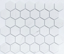Мозаика PS5159-12 керамика 28.1х32.5 см матовая чип 51х59 мм, белый