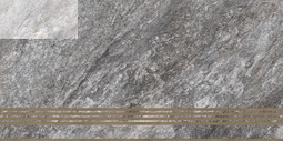 Ступень фронтальная ST219VG Thor_GT Светло-серый 30х60 керамогранит матовая Global Tile