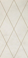 Декор Ad Maiora Rhombus Oro Su Beige 50x100 Petracer`s матовый керамический AM RHOMB 03-15
