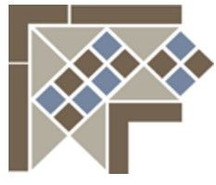 Вставка Corner Lisbon with 1 strip (Tr.01, Dots 29+11, Strips 29) 21,5х21,5 см 21.5x21.5 ная матовая керамогранит