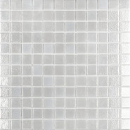 Мозаика Shell № 563 White (на сетке) 25x25 стекло 31.7x31.7