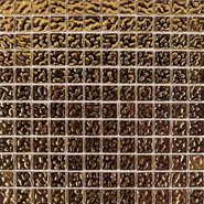 Мозаика из стекла PIX712, чип 23x23 мм, сетка 300х300x4 мм глянцевая, золотой