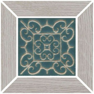 Декор ID151 Тровазо наборный серый светлый матовый 13x13 Kerama Marazzi керамогранит