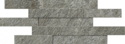 Мозаика Italon Magma Fog Brick 3d керамогранит 28х78 см матовая, серый 620110000252