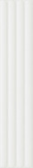 Настенная плитка Plinto Out White Matt 10.7х54.2 DNA Tiles матовая, рельефная (структурированная) керамическая 78803302