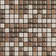 Мозаика Mix Standard Coloniale 1 керамика 30х30 см Appiani матовая чип 25х25 мм, бежевый, коричневый XCOL 701