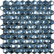 Мозаика Hex Diamond № 358D Черный (на сетке)