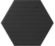 Настенная плитка Mini Hexa Canale Graphite Matt  (101188) 15х17,3 Wow матовая керамическая