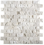 Мозаика Elite Brick Creams мрамор 29х31.5 см матовая, рельефная чип 2.6х4.8 мм, бежевый
