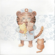 Декор VT/A502/5009 Айболит 2 20x20 Kerama Marazzi матовый керамический