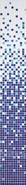 Мозаика Degradados Iris-2 № 803/800/508/501/103 (на сетке)