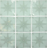 Настенная плитка Carmo Acqua 13x13 глянцевая керамическая