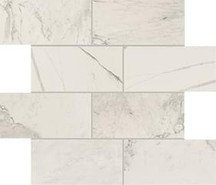 Мозаика Calacatta Smooth 6 mm MuReto (747843) керамогранит 30х30 см Casa Dolce Casa Stones and More 2.0 сатинированная чип 75х150 мм, белый, серый