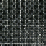 Мозаика HT500-2 стекло+камень 30x30 см глянцевая чип 15x15 мм, разноцветный