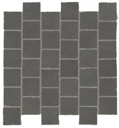 Мозаика Boost Natural Coal Mosaico Tumbled 31x31 керамогранит матовая, серый A7CJ