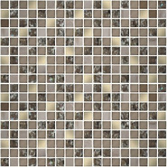 Мозаика Pandora Latte OMPA-152 керамика 30x30 см глянцевая, бежевый, коричневый, разноцветный, серый