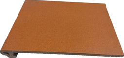 Ступень фронтальная Klinker Gradino Ocra 26x35 клинкер антискользящая (grip), матовая Domus Linea Monoplatten DGKKOC