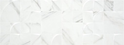 Настенная плитка Aston White Matt. White Rect Qube Keratile 33.3x90 матовая керамическая