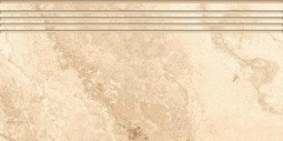Ступень фронтальная K-4003/SR/st01/294x600x9 керамогранит структурированная Kerranova Shakespeare