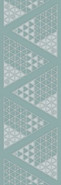 Декор Эфель Бирюзовый 20х60 Belleza глянцевый керамический 04-01-1-17-03-71-2325-0