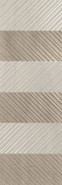 Декор 9542 Sakai Taupe Relieve Hiroki 30х90 Porcelanite Dos матовый, рельефный керамический PCD000042
