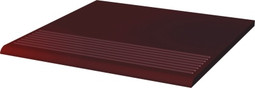 Ступень фронтальная Cloud Brown Stopnica Prosta 30x30 (1,17) клинкер структурированная Paradyz Ceramika Cloud Brown 77383