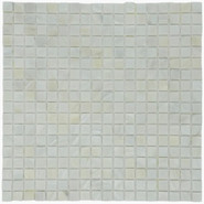 Мозаика Marble Mosaic White Shell ракушка 30.5х30.5 см чип 15х15 мм, белый