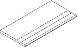 Керамогранит Avantgarde Black Bor.30x120 Svasato Round Italon x2 структурированный бортик 620090001154