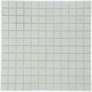 Мозаика Marble Mosaic Thassos Pol камень 30х30 см полированная чип 23х23 мм, белый