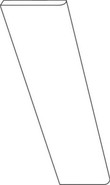 Плинтус Empire Calacatta Diamond Battiscopa 7,2x60 /Эмпаир Калакатта Даймонд 7,2x60 матовый керамогранит