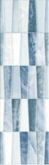 Бордюр Аника Голубой 01 25х7,5 Unitile/Шахтинская плитка глянцевый керамический 010200000093