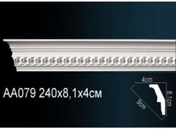 Перфект Карниз потолочный с рисунком AA079F