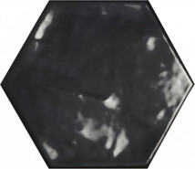 Керамогранит EC.M.Chiara Negro Hex 20х24 Eco Ceramica полированный универсальный 923221