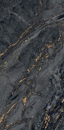 Керамогранит Thea Black Grit Granula 60x120 Realistik carving, лаппатированный (полуполированный) универсальная плитка 80117