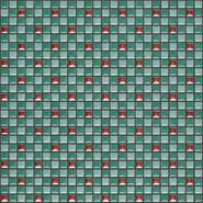 Мозаика Trio006 керамика 30х30 см Appiani Texture матовая чип 12х12 мм, зеленый, коричневый