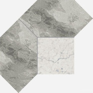 Декор Charme Extra Silver Mosaico Polygon керамогранит