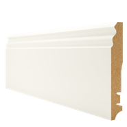 Плинтус напольный R8.303 Royce 2400x80x16 мдф под покраску белый