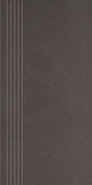 Ступень фронтальная Rockstone Grafit Stopnica Prosta Nacinana Mat. 29,8x59,8 керамогранит матовая 5900144004603