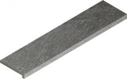 Ступень угловая Magma Graphite Scalino 33x120 Ang. Dx керамогранит структурированная Italon x2 620070003019